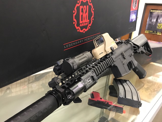 e&l mk18 e and l m4 airsoft gun